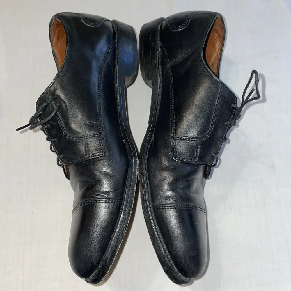 Allen Edmonds Cortland Men’s Captoe Dress Shoes Size 9 M Black Leather Oxford